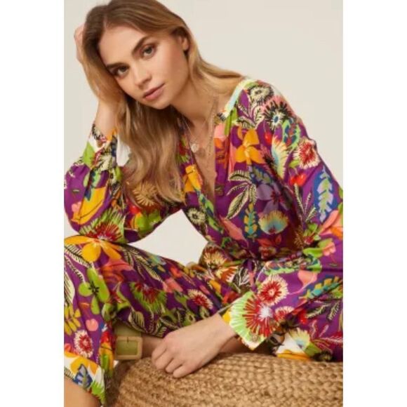 Le Superbe LOTUS LAND JUMPSUIT Nwt Size 10 - Picture 8 of 8